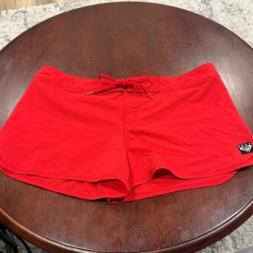 Roxy size 13 red swim board shorts Vintage
